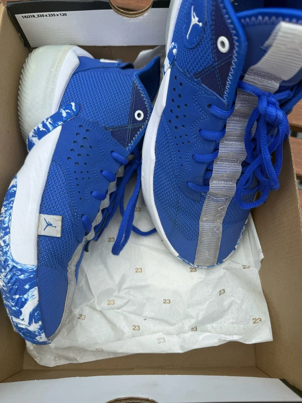 Nike Jordan React Elevation TB Hyper Royal Mens Size 9 CK6619 401 w/OG Box